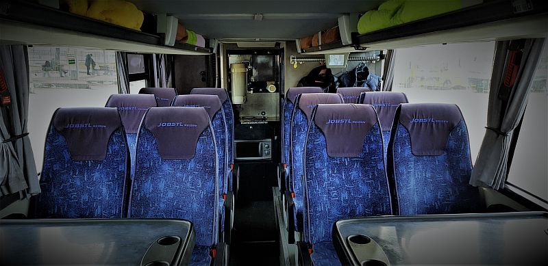 Автобус Neoplan Донецк - Москва 7 BusPremium вид салона спереди